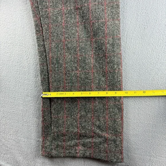 Vintage LaBonville Pants 35x29 Guide Maine Wool Plaid Hunting Forestry Logging